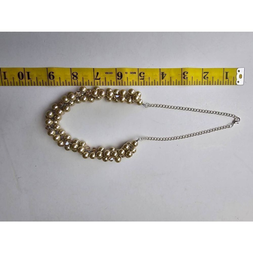 Gold pearl necklace - Picture 6 of 6